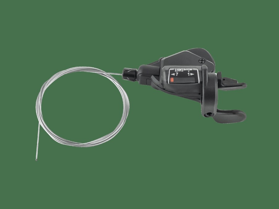 Uitrusting Trek Aandrijving | Microshift Ts39 7-Speed Trigger Shifter Black
