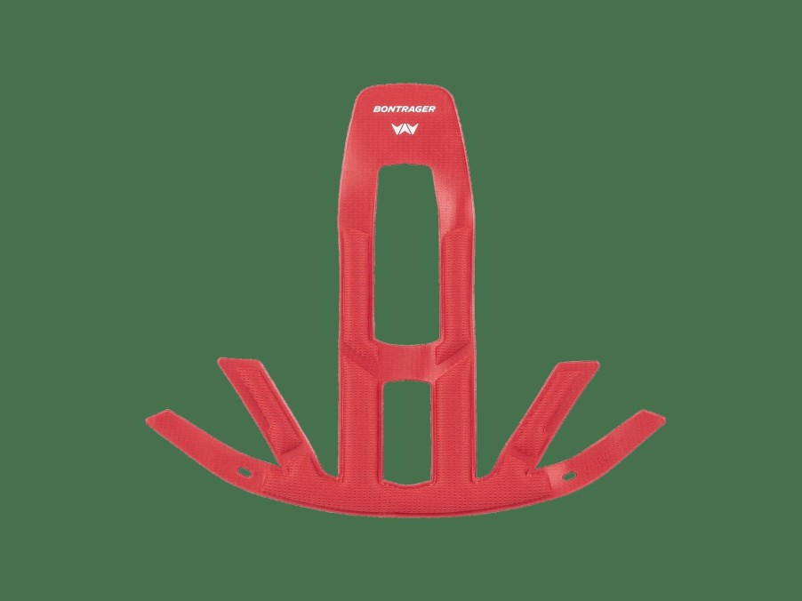 Kleding Trek Helmaccessoires | Bontrager Circuit Wavecel Helmet Fit Pad Red