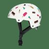 Kleding Trek Helmen voor stads- en elektrische fietsen | Electra Lifestyle Lux Soft Serve Helm Met Graphics White/Teal
