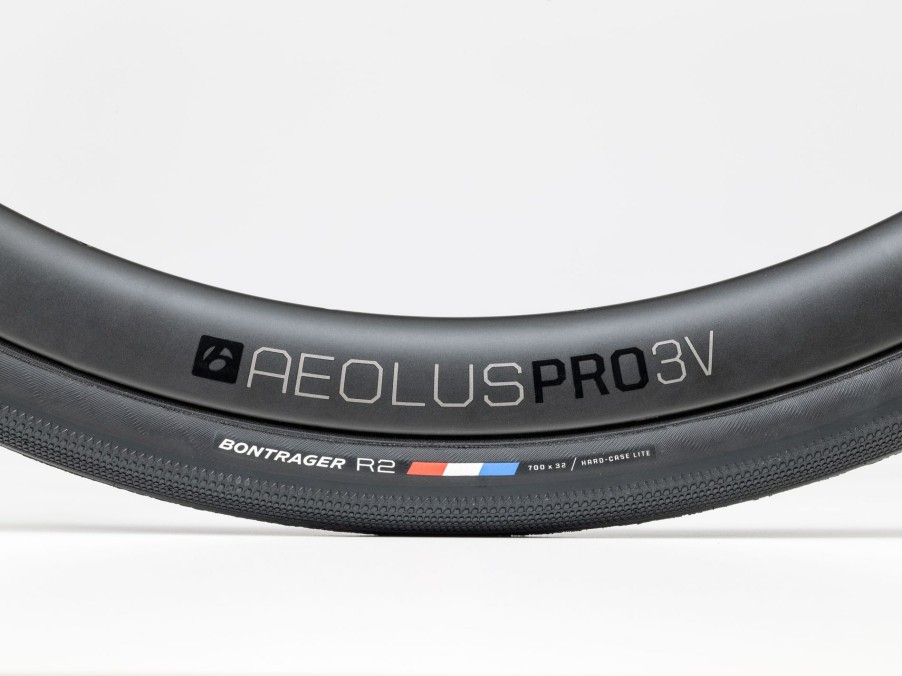 Uitrusting Trek Banden | Bontrager R2 Hard-Case Lite Raceband Black