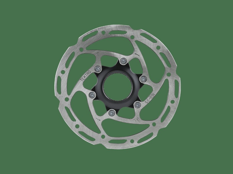 Uitrusting Trek Remmen & remgrepen | Tektro Centerlock Disc Brake Rotor Black/Silver